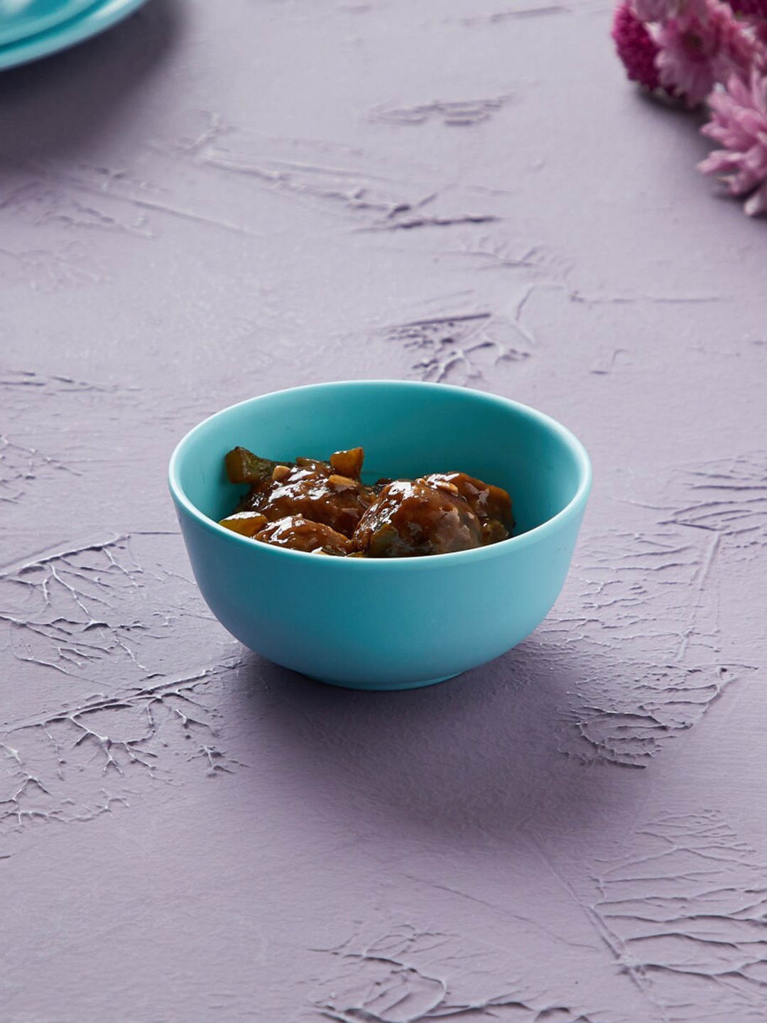 

Home Centre Corsica Soulful Blue Melamine Katori Serving Bowl, Teal