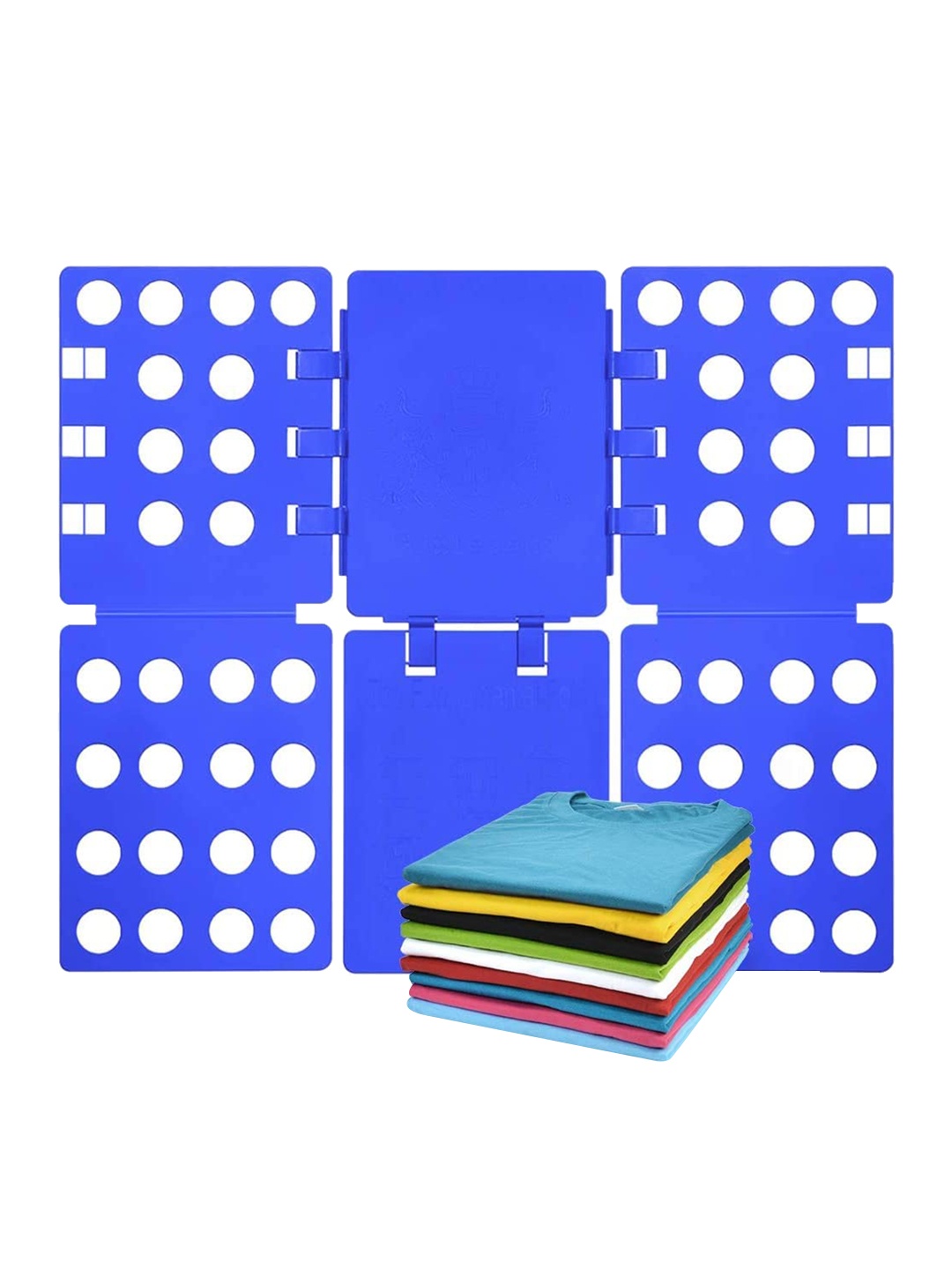 

ZEVORA Blue T-Shirt Flip & Fold Folding Board