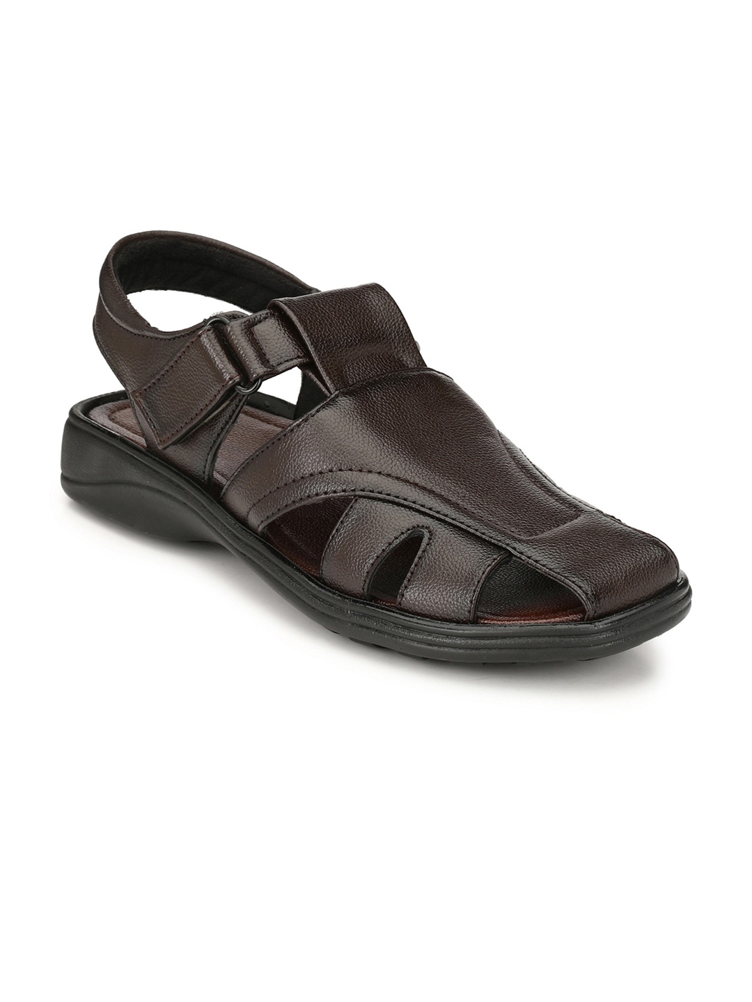 

Azzaro Black Men Brown Sandals