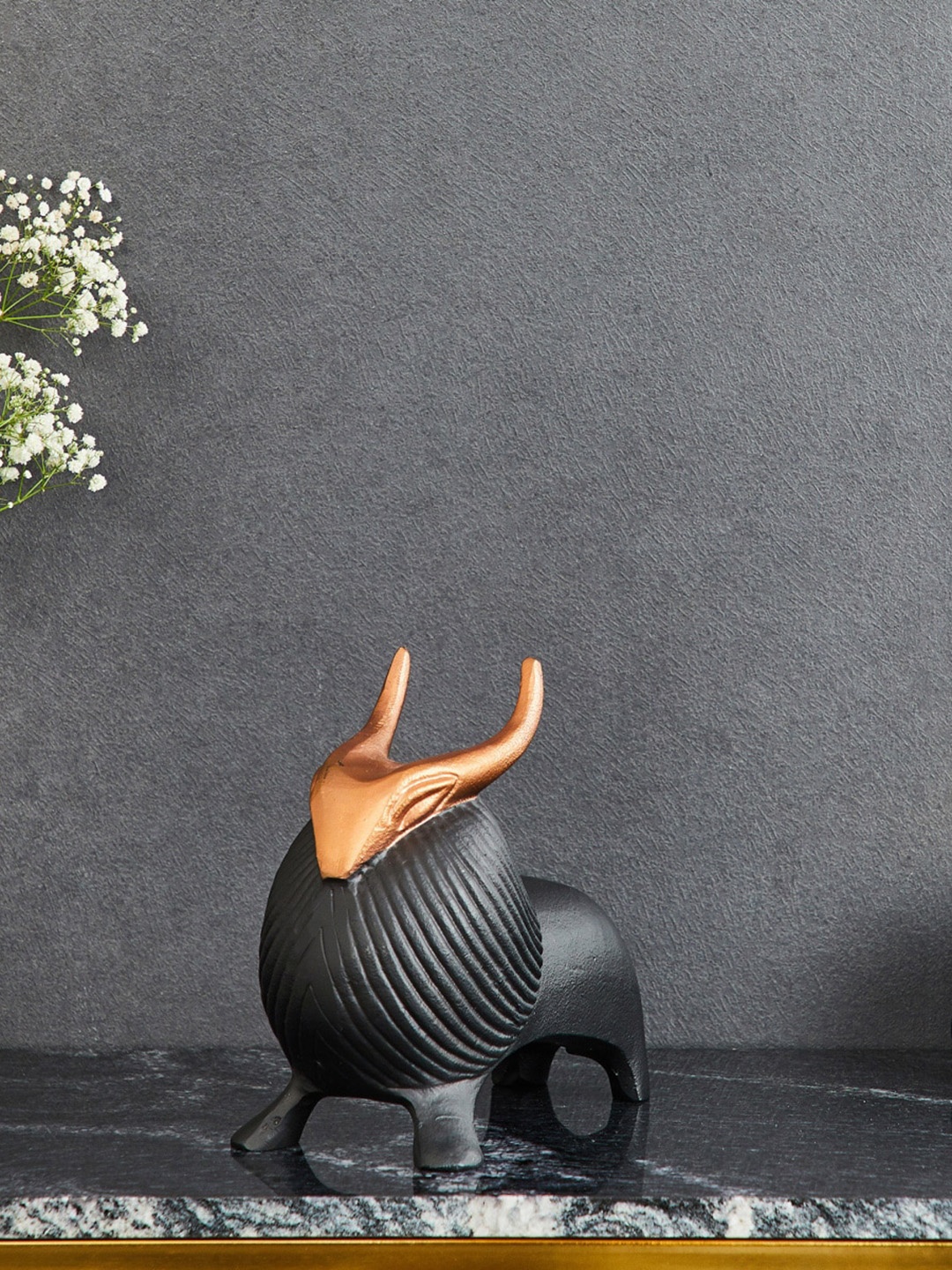 

Home Centre Black Textured Himalayan Yak Showpiece
