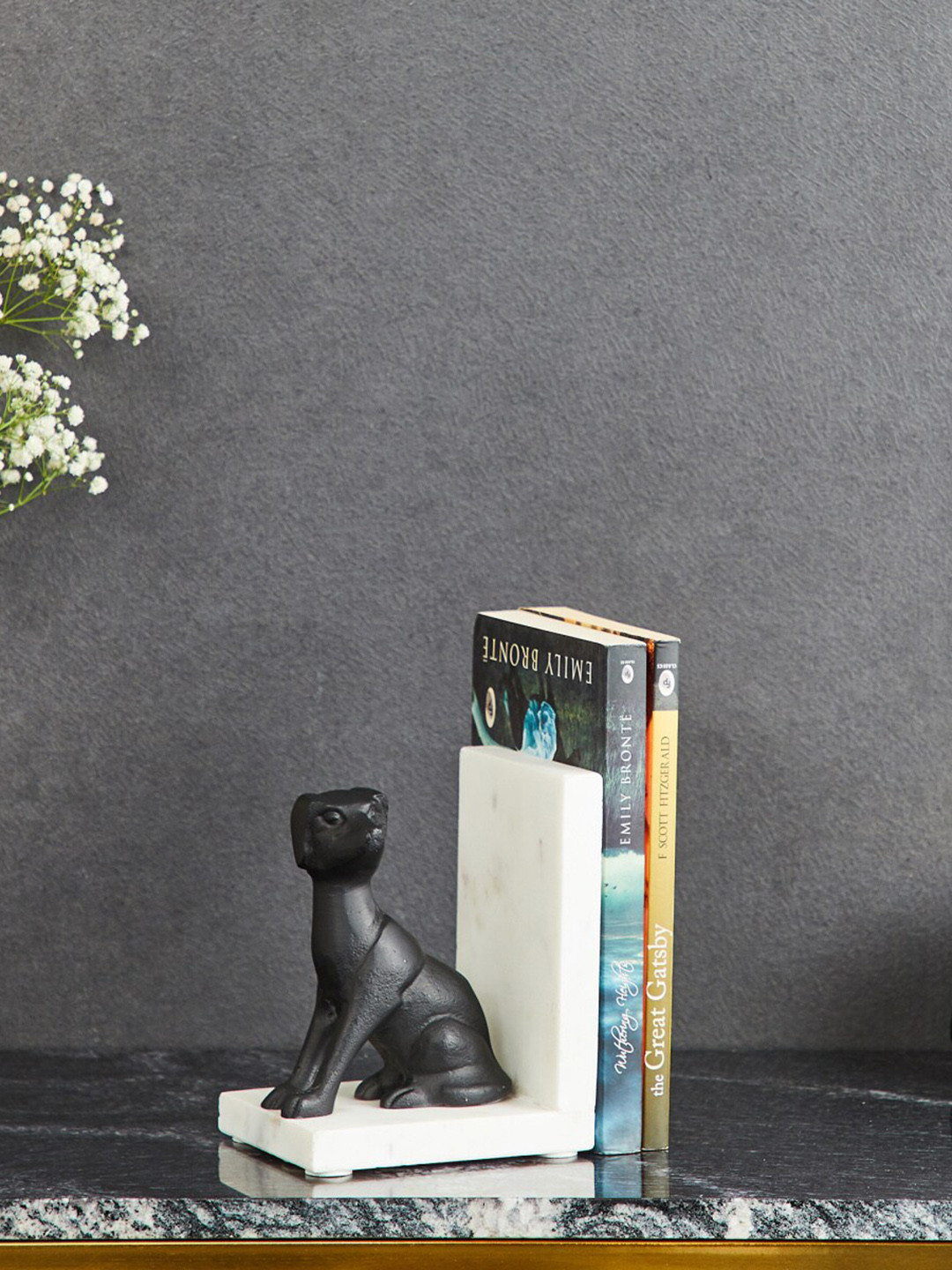 

Home Centre Black Aluminium Dog Showpiece