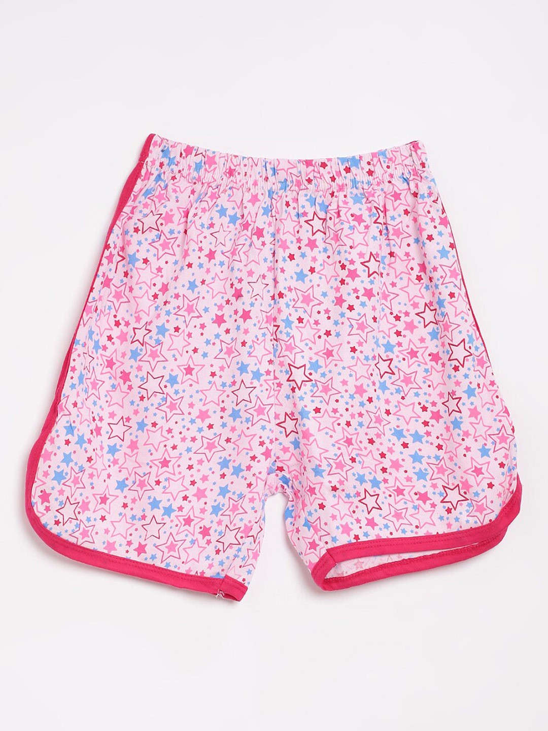 

V2 Value & Variety Girls Printed Cotton Shorts, Pink