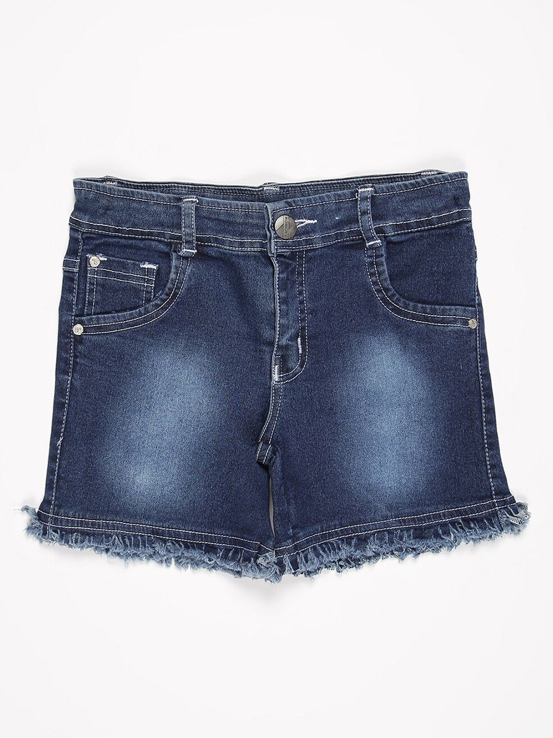 

V2 Value & Variety Girls Washed Denim Shorts, Blue