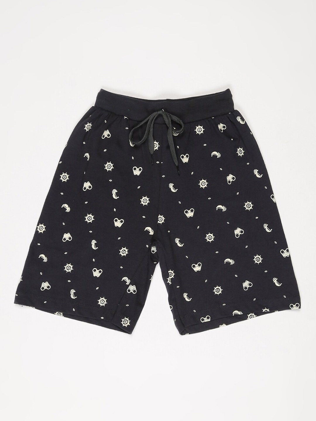 

V2 Value & Variety Boys Conversational Printed Cotton Shorts, Grey