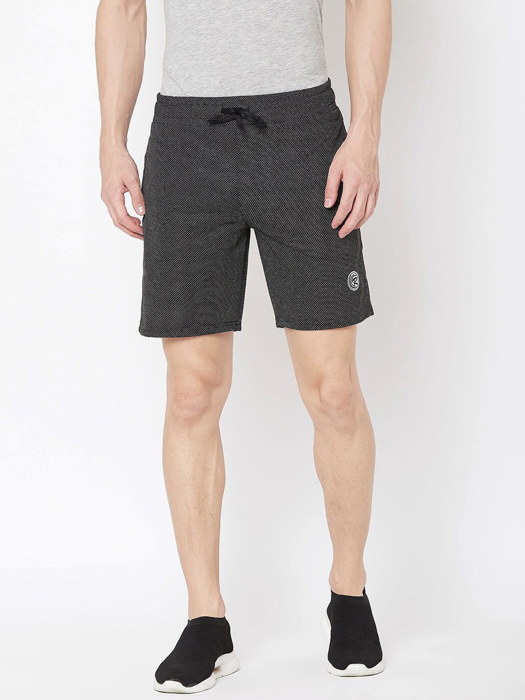

V2 Value & Variety Men Cotton Sports Shorts, Black