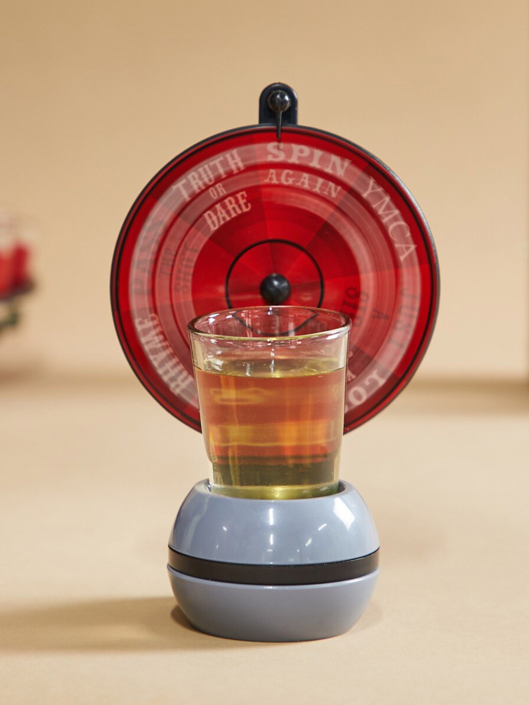 

Home Centre Wheel Of Shots Drinking Game, Red