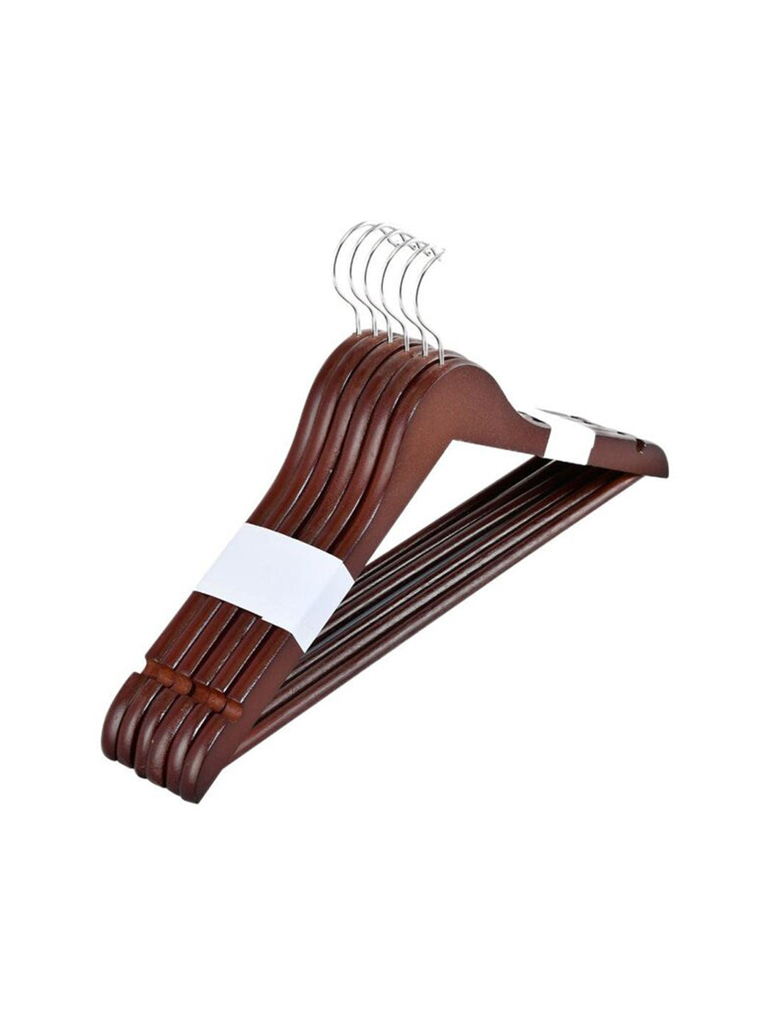 

Athome by Nilkamal Set Of 6 Brown Hooks and Holders