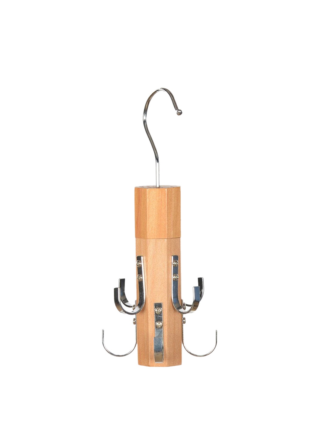 

Athome by Nilkamal Brown Belt Hanger With 8 Hooks