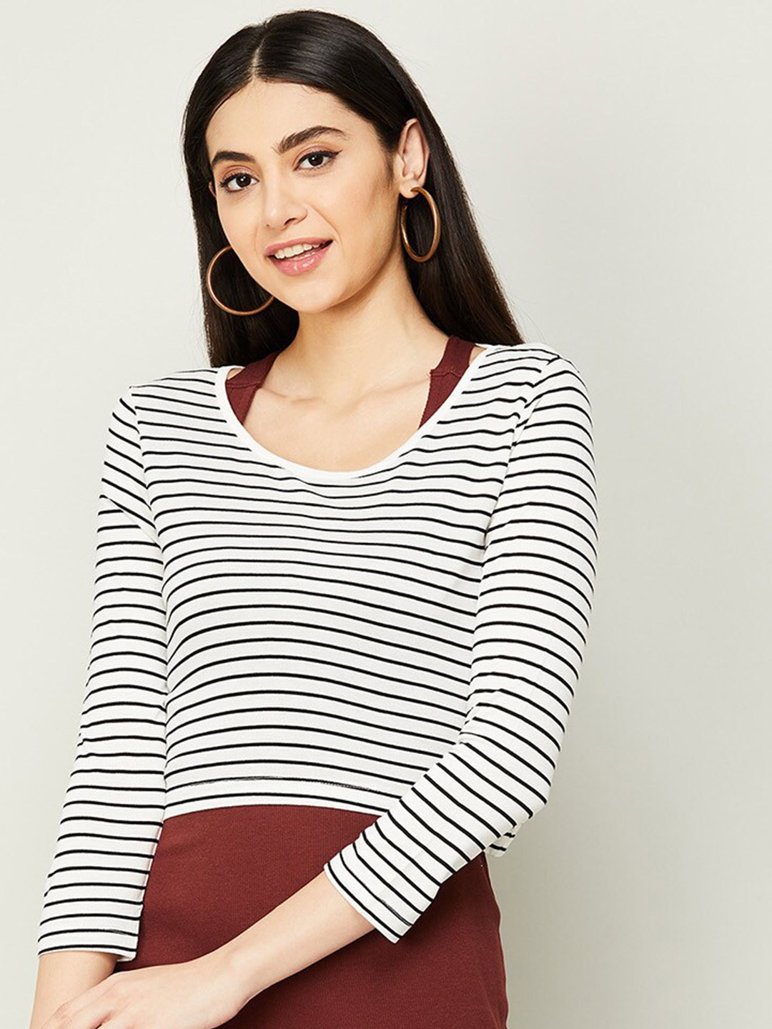 

CODE by Lifestyle Striped Sheath Dress, Brown