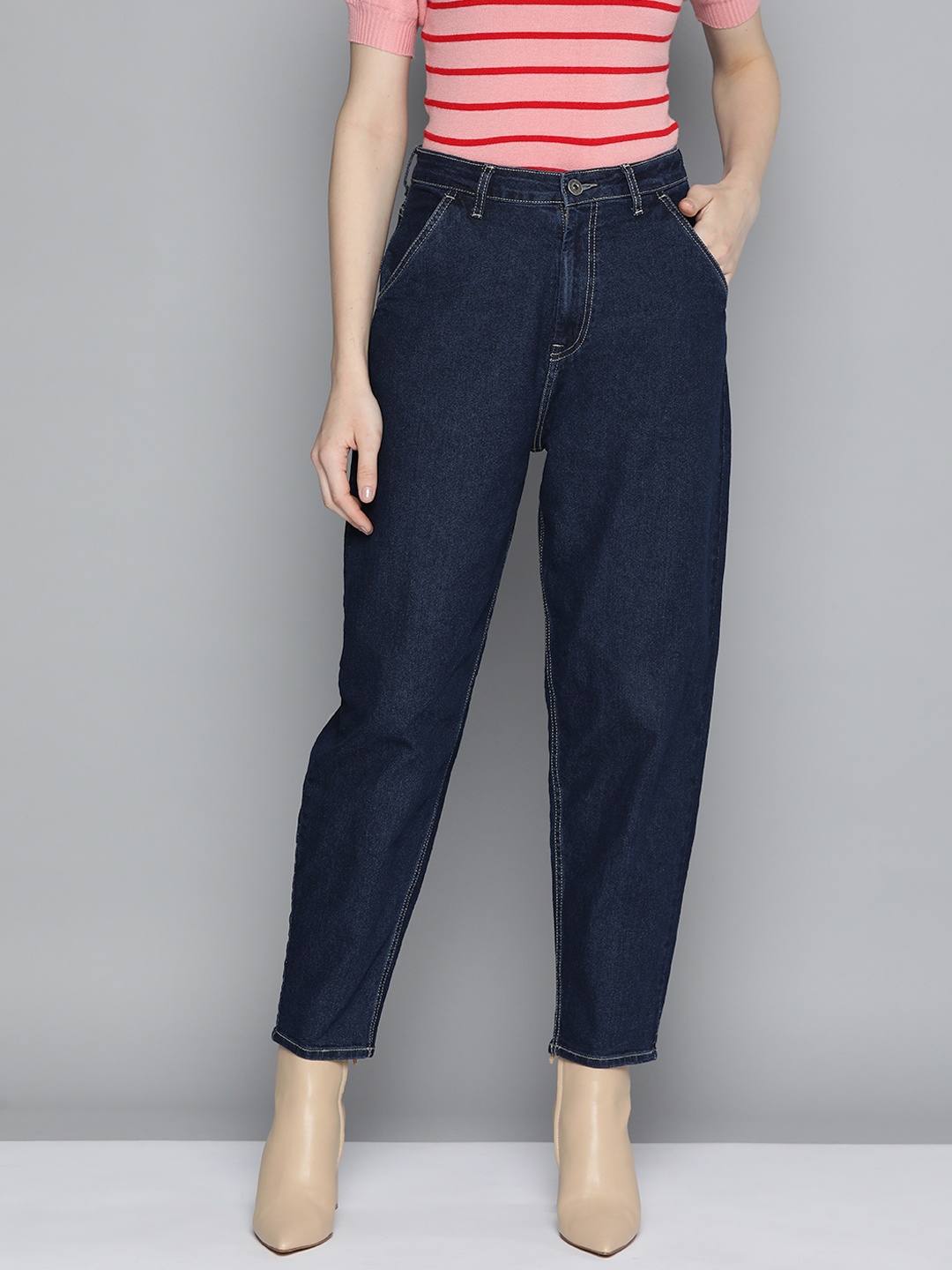 

Chemistry Women Slouchy Fit Mid -Rise Stretchable Jeans, Blue