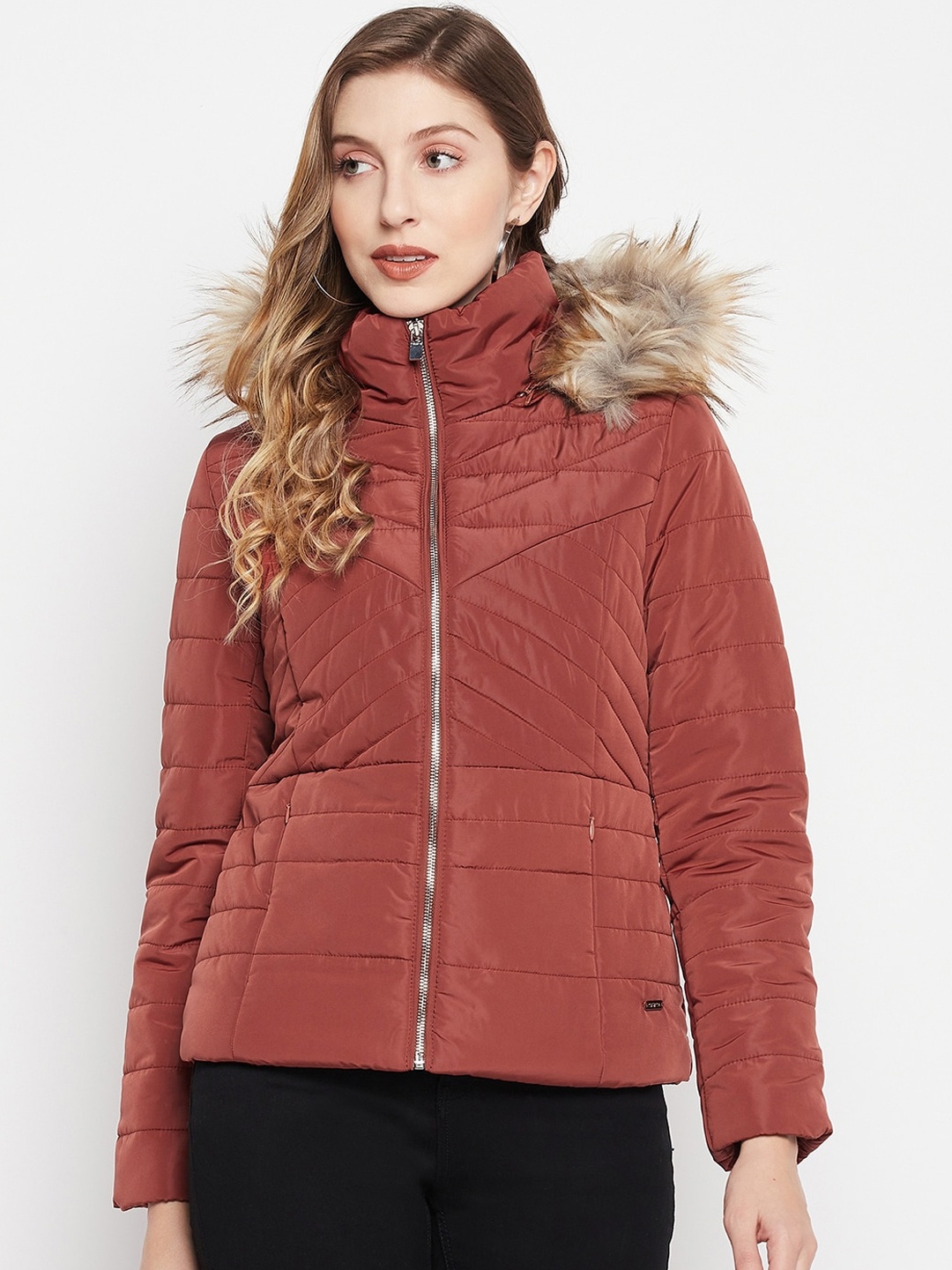 

Madame Women Rust Parka Jacket