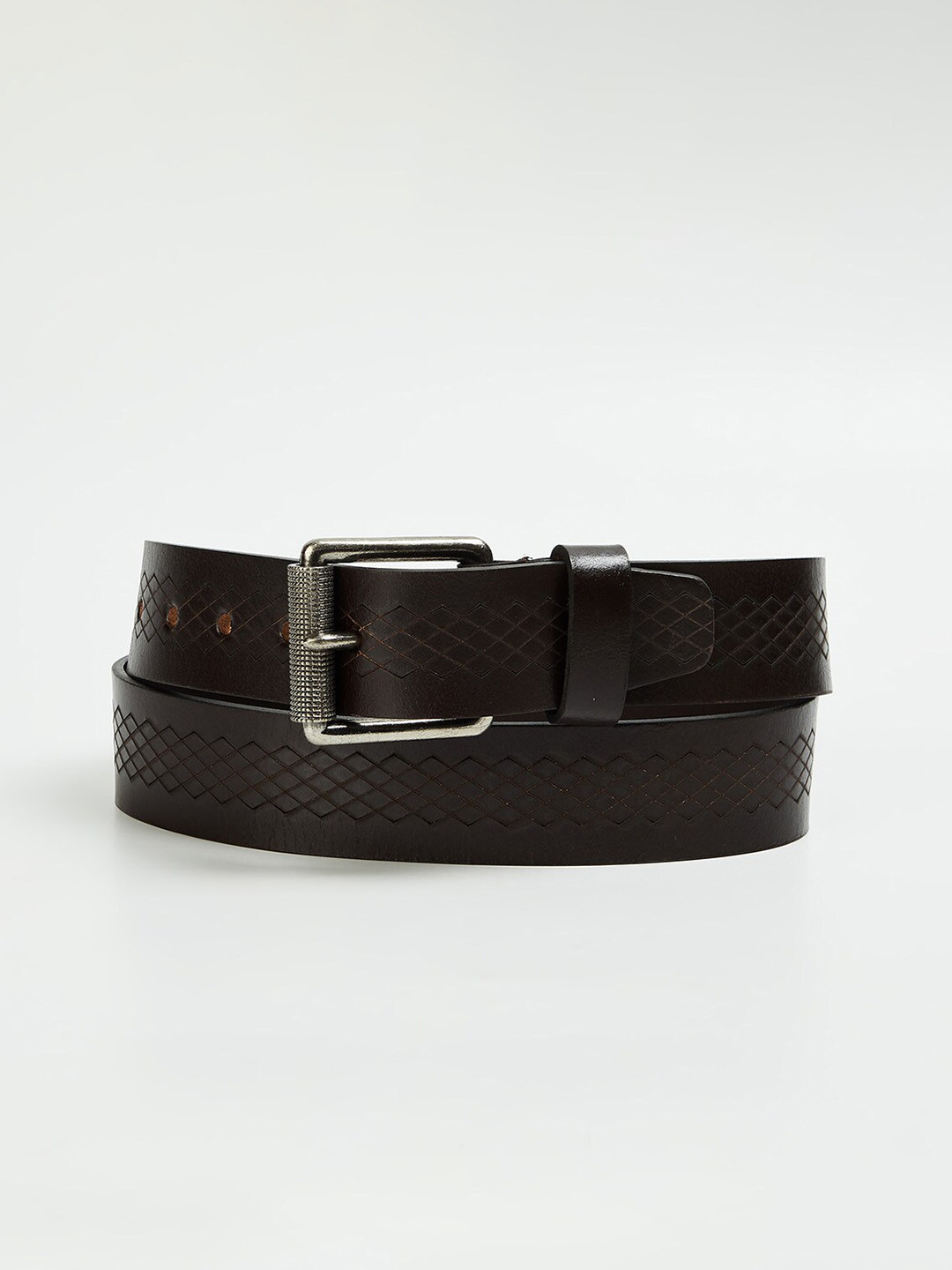 

CODE by Lifestyle Men Leather Formal Belt, Black