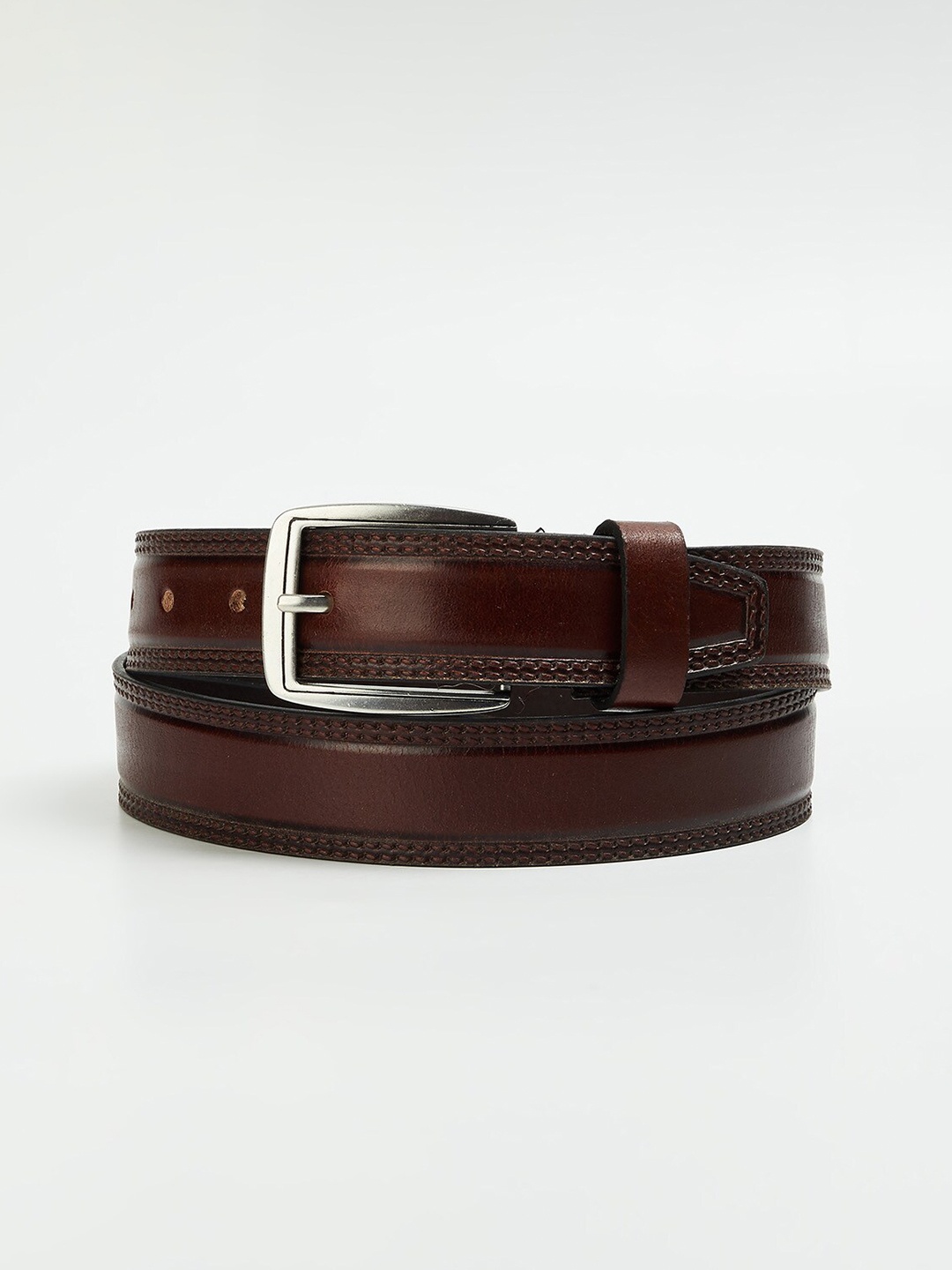 

CODE by Lifestyle Men Leather Formal Belt, Brown