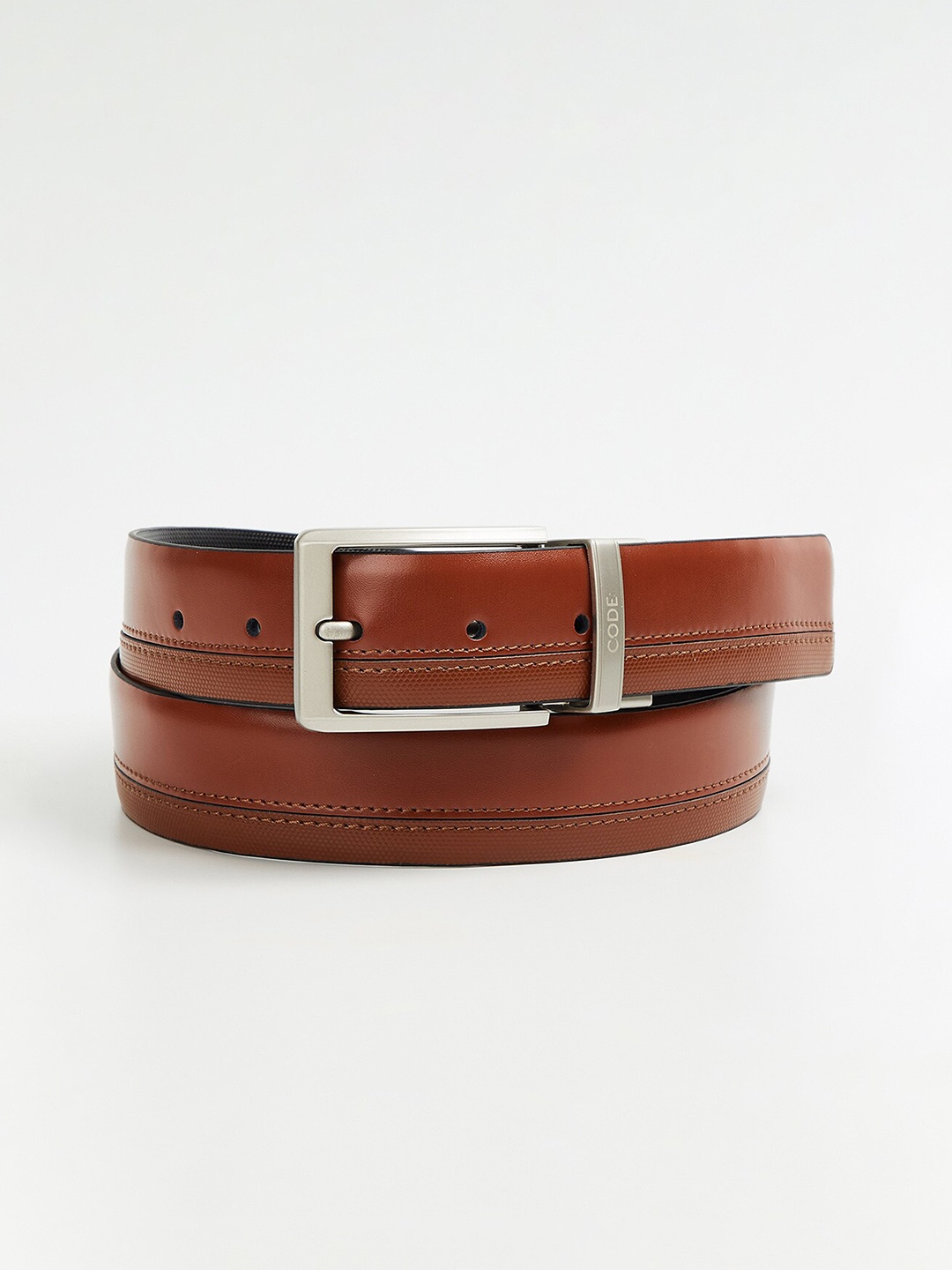 

CODE by Lifestyle Men Leather Formal Belt, Black