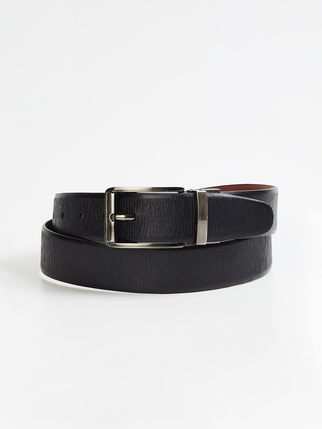 

CODE by Lifestyle Men Textured Formal Belt, Black