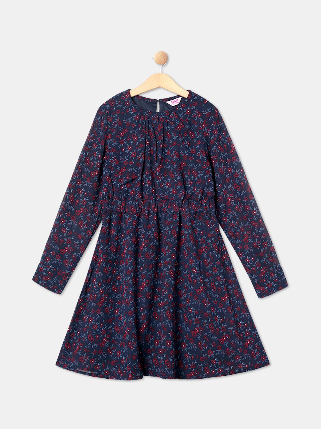 

R&B Floral Midi Dress, Blue
