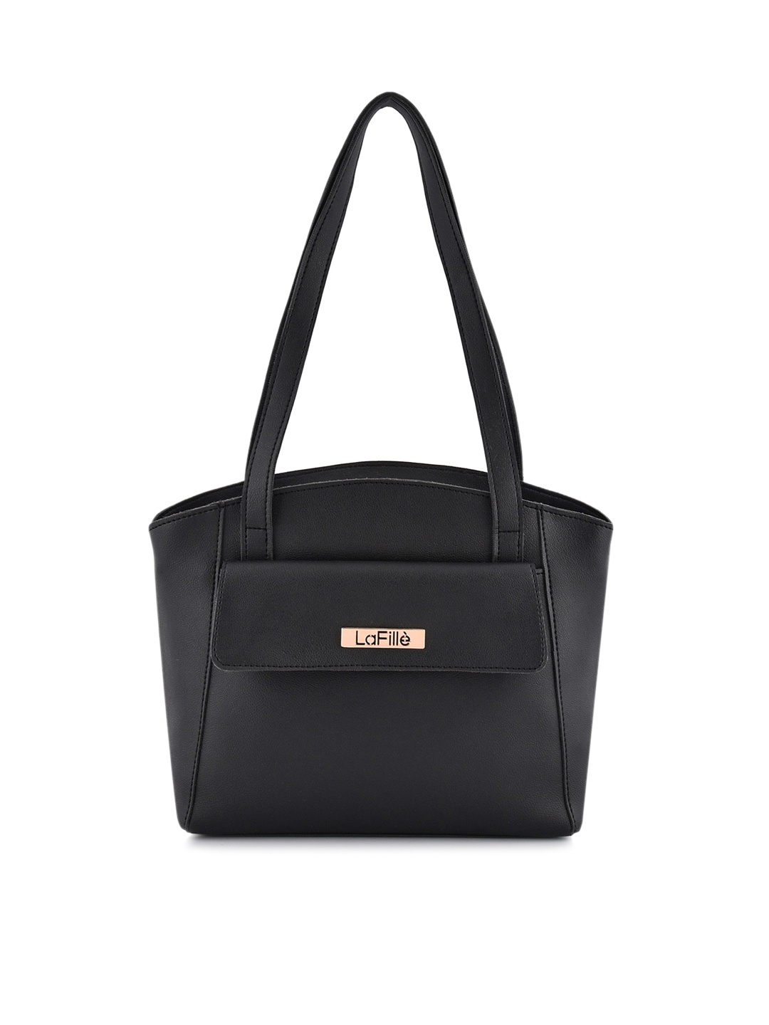 

LaFille PU Structured Shoulder Bag, Black