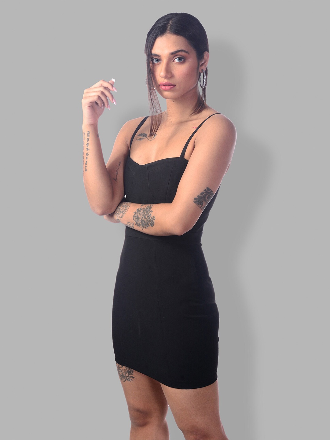 

MODWEE Bodycon Mini Dress, Black