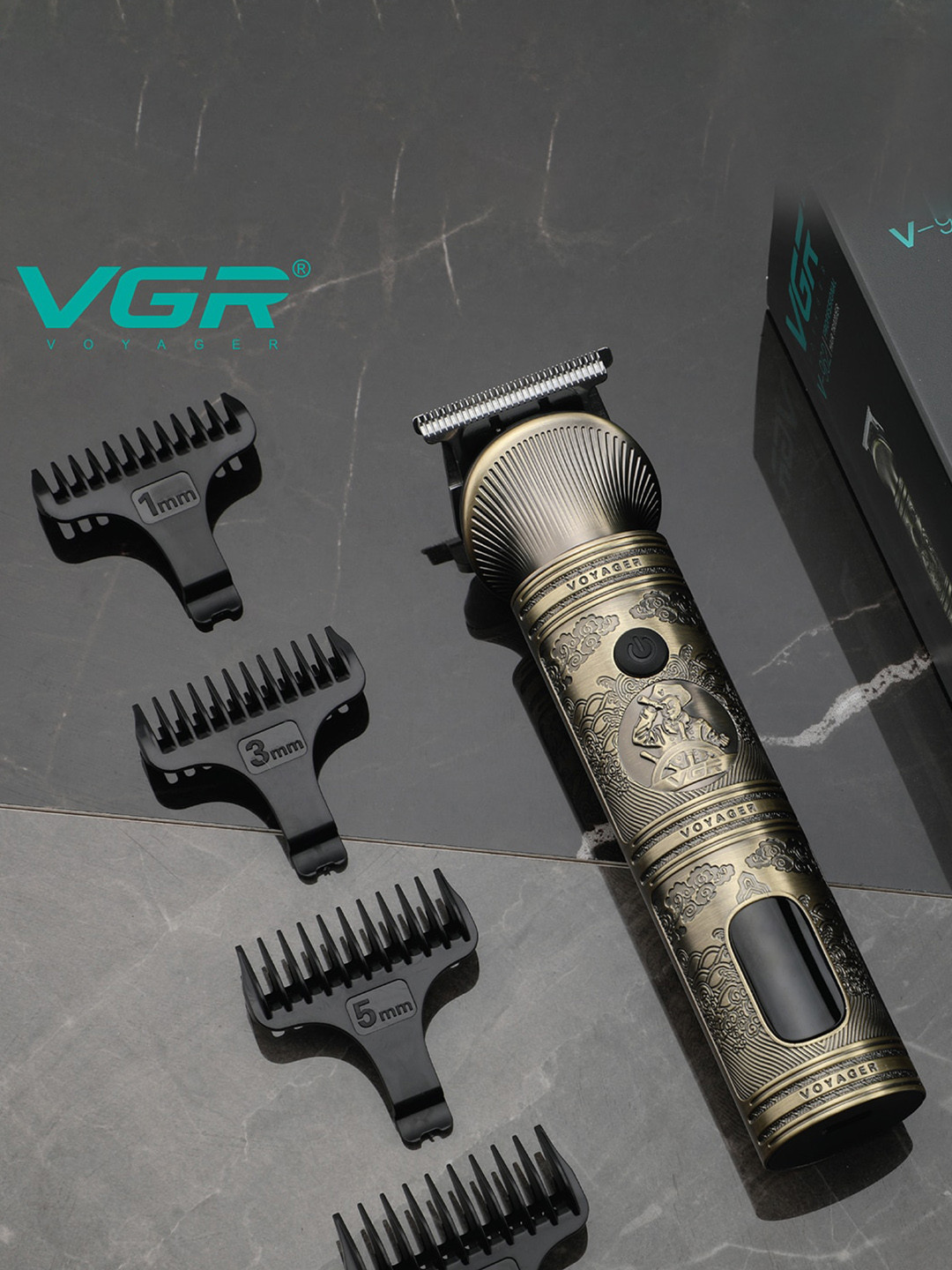 

VGR V-962 Professional Pro Hair Clipper Beard Trimmer Digital Display - Copper