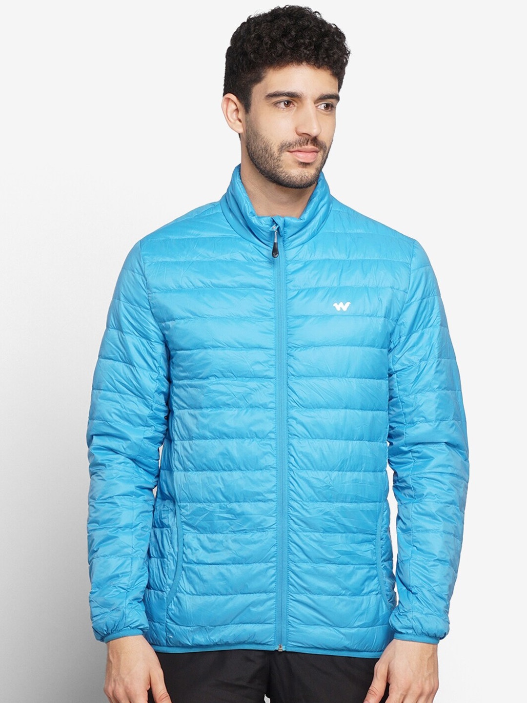 

Wildcraft Men Water Resistant Padded Jacket, Blue