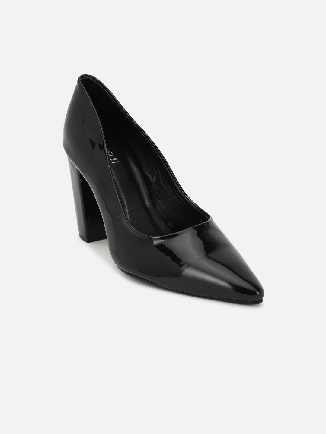 

FOREVER 21 Women Block Pump Heels, Black