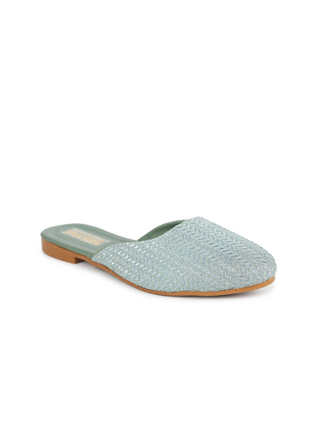 

Moonwalk Women Mules Flats, Green