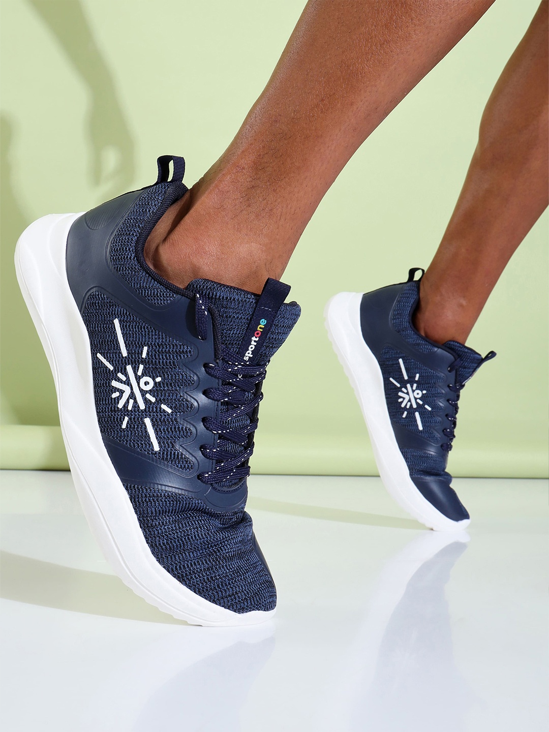 

CULT Men Mesh Running Shoes, Navy blue