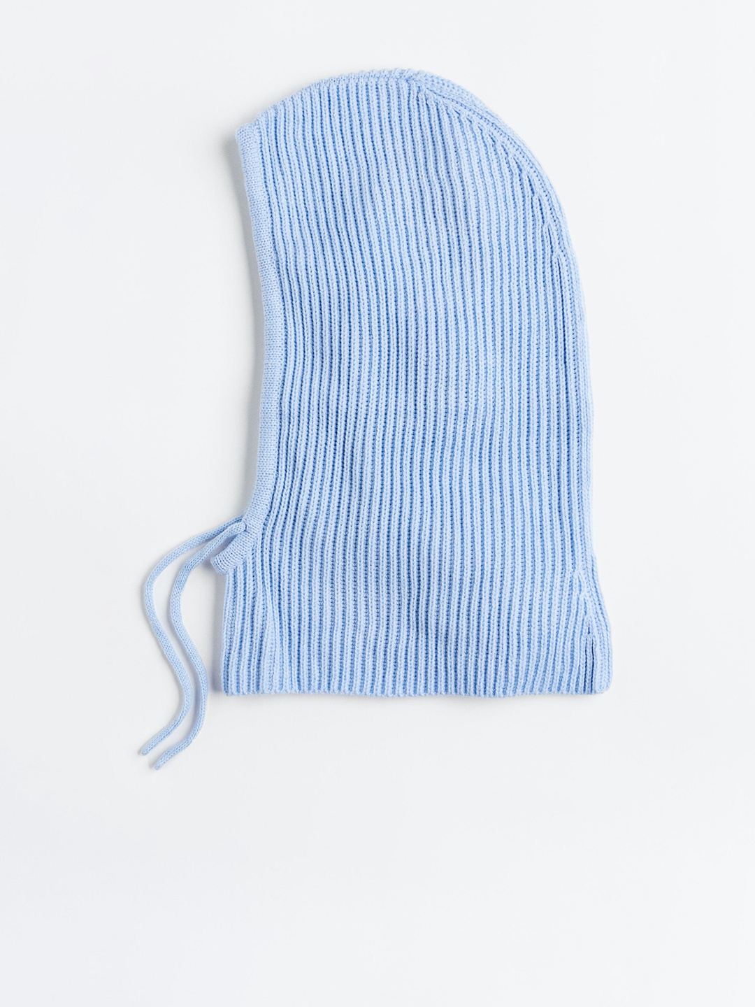 

H&M Women Ribbed Balaclava Hat, Blue