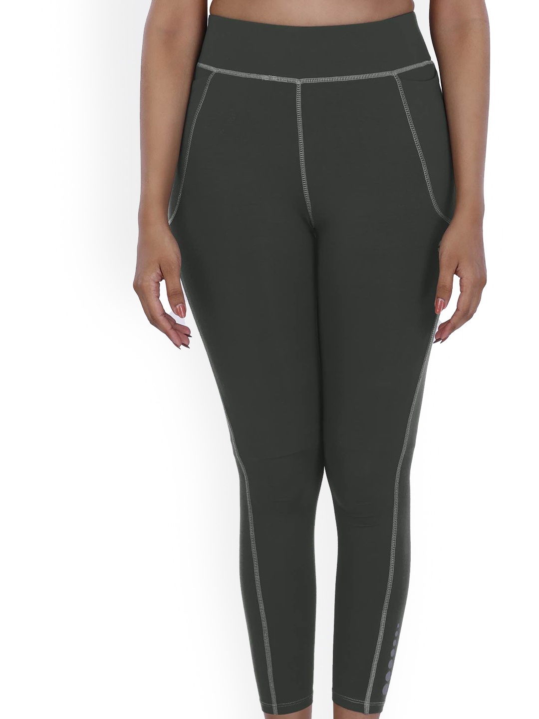 

FREECULTR Women High-Waist Ankle Length, Green
