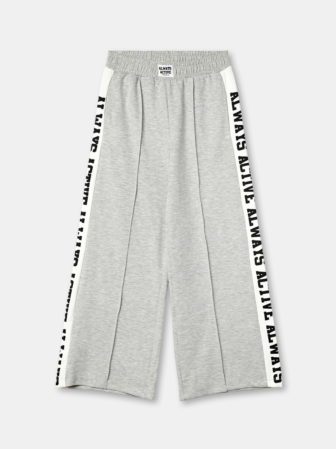 

R&B Girls Regular Fit Cotton Trouser, Grey