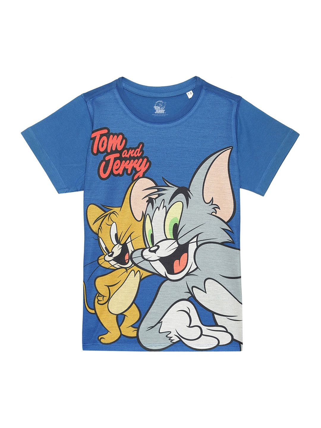 

DC by Wear Your Mind Boys Tom & Jerry Graphic Printed T-shirt, Blue