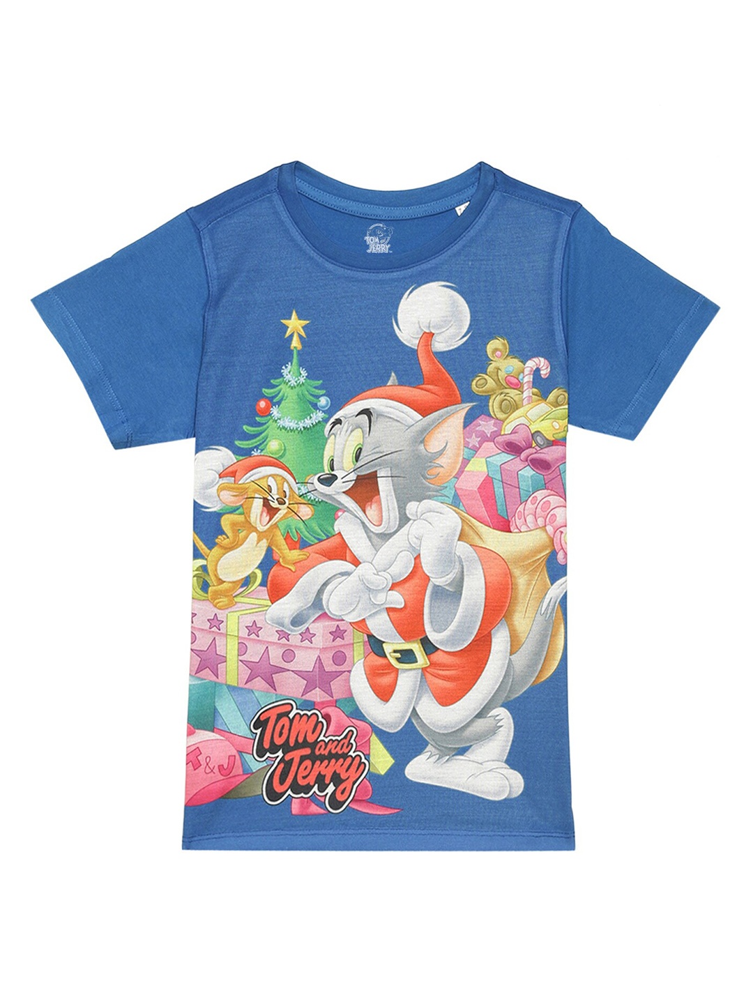 

DC by Wear Your Mind Boys Tom & Jerry Graphic Printed T-shirt, Blue