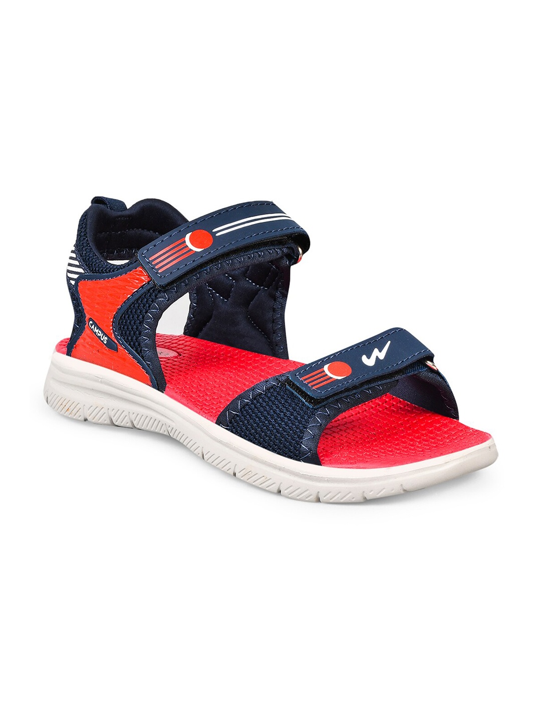 

Campus Kids Printed Sports Sandals, Navy blue