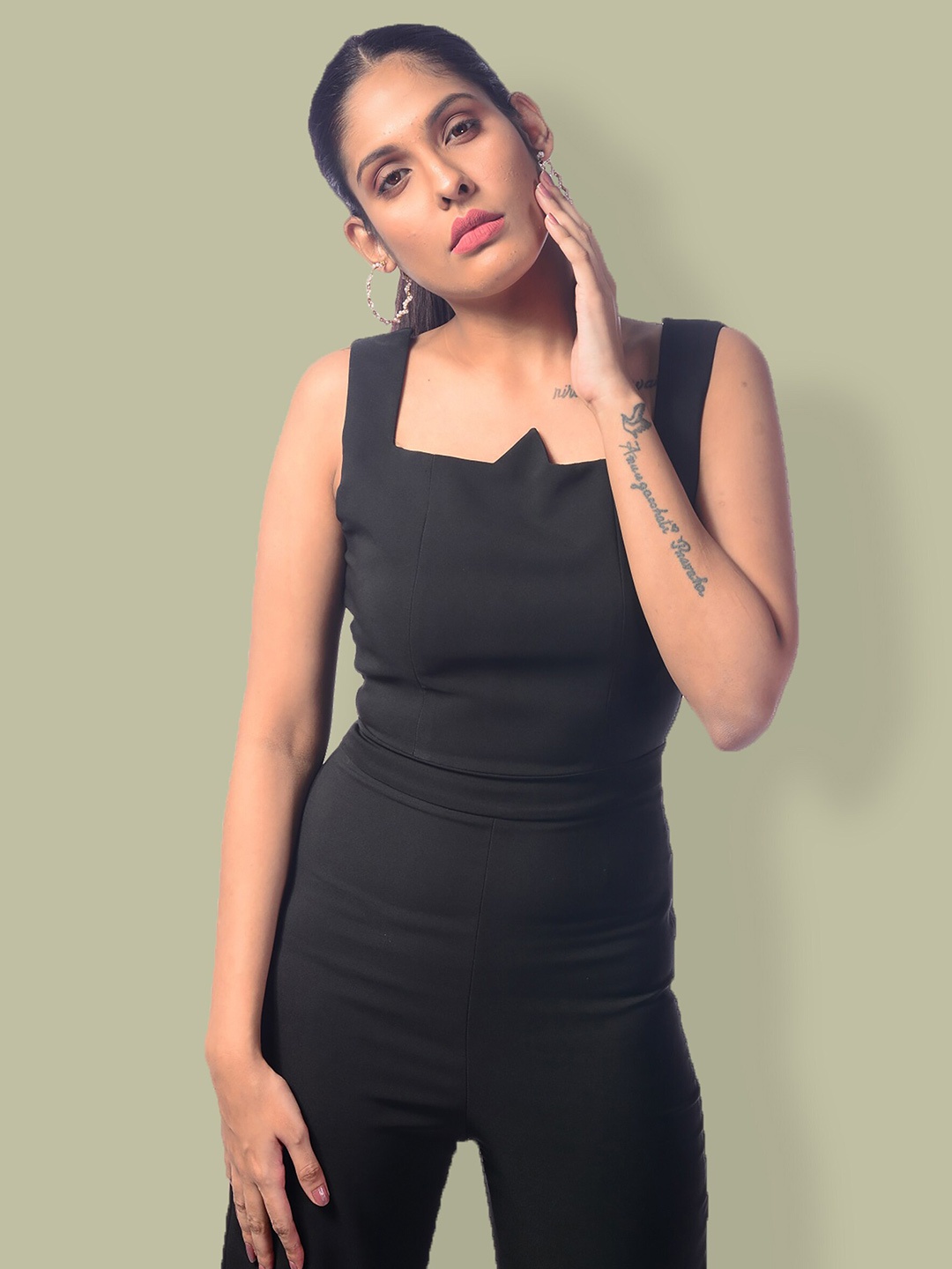 

MODWEE Women Basic Jumpsuit, Black