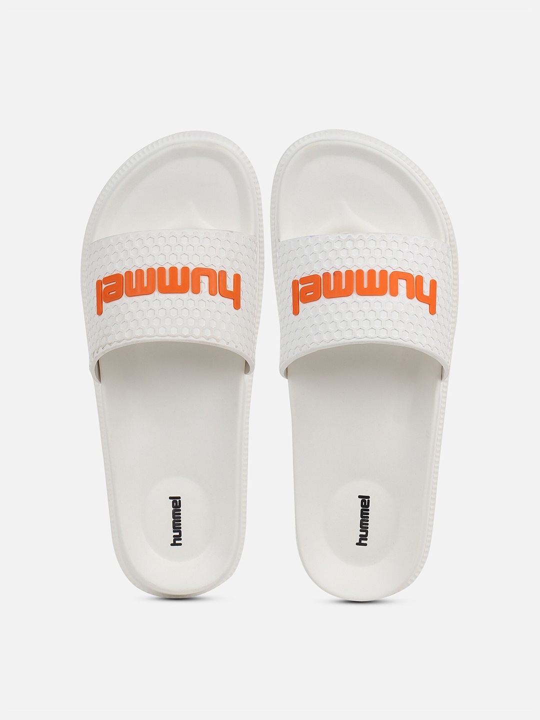 

hummel Men Printed Sliders, Orange