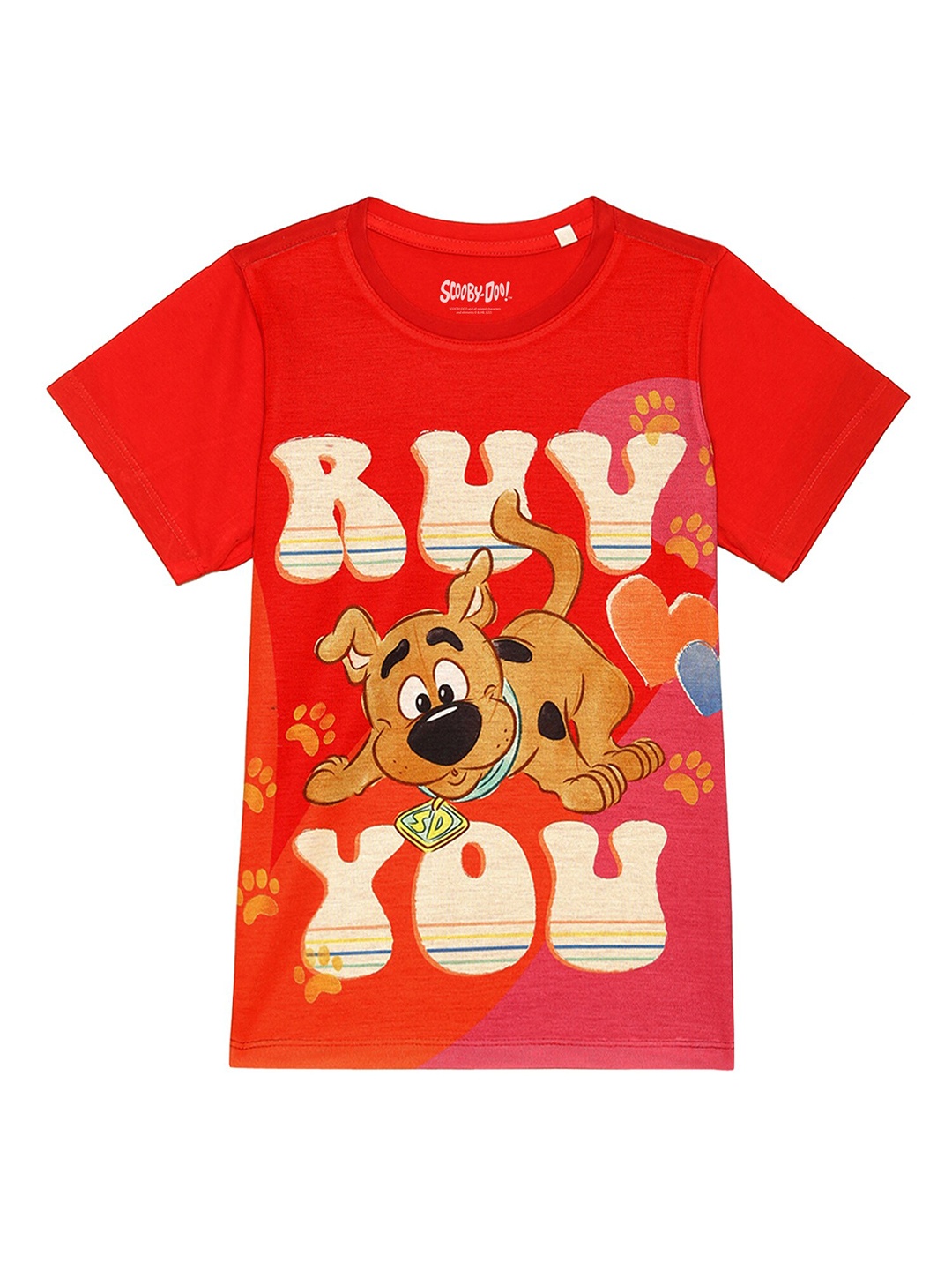 

Scooby Doo by Wear Your Mind Boys Printed T-shirt, Red