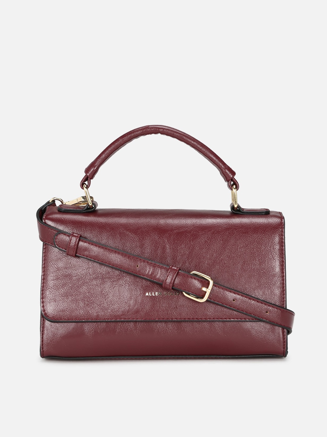 

Allen Solly Structured Satchel, Maroon