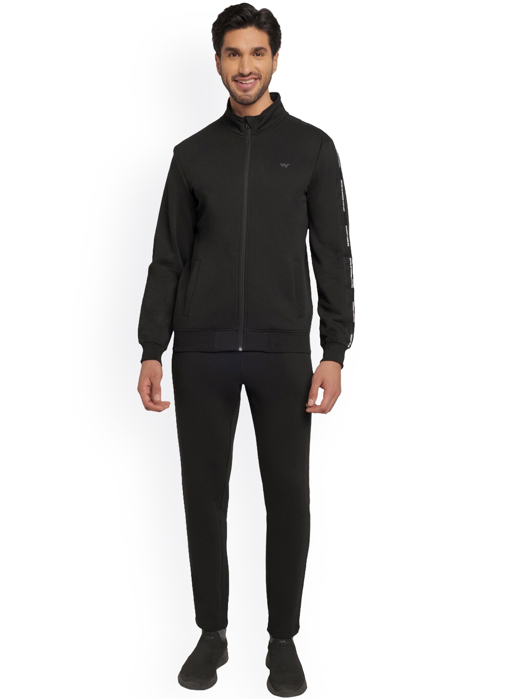 

Wildcraft Men Solid Tracksuits, Black