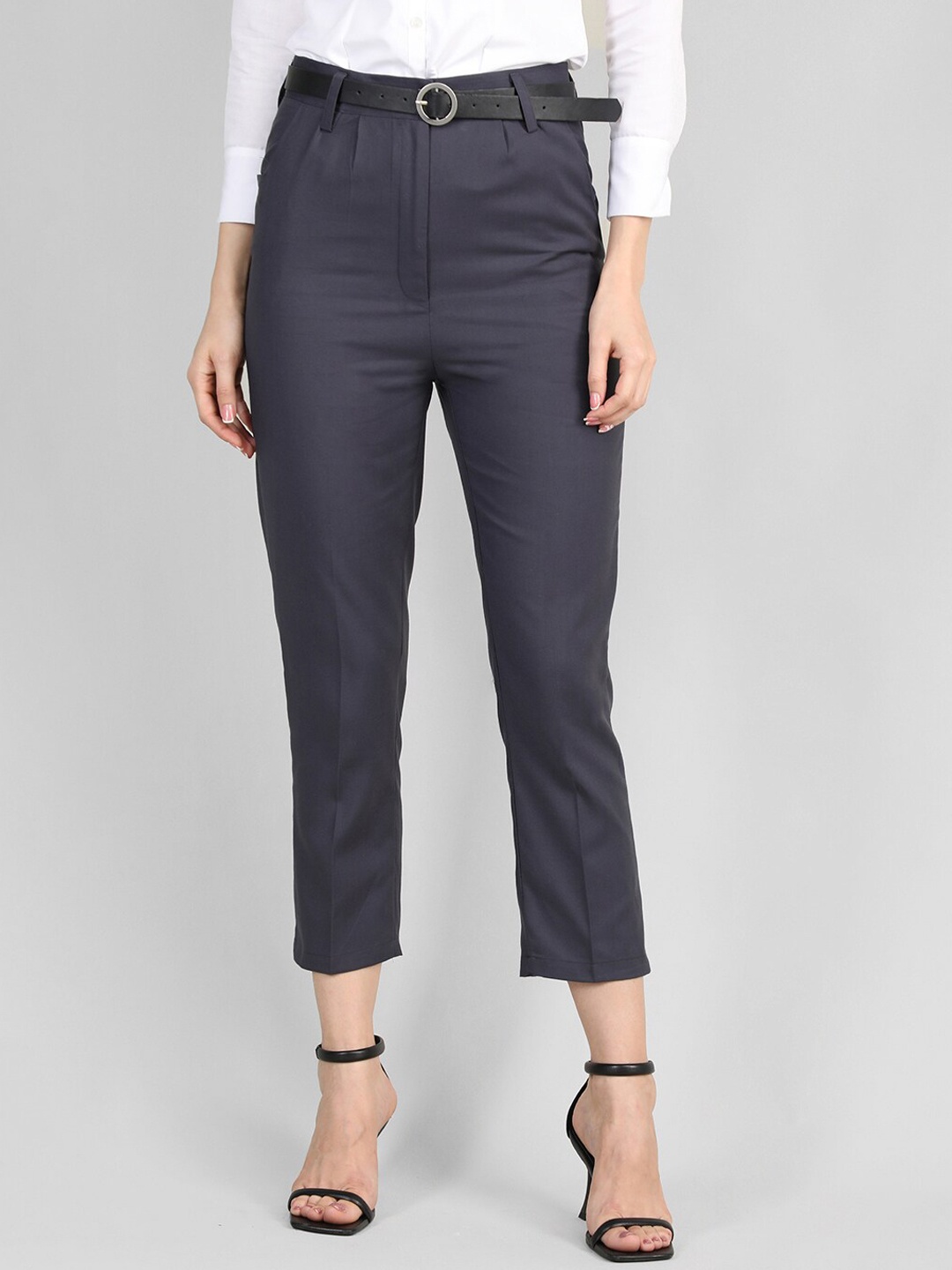 

Dlanxa Women Grey Trousers