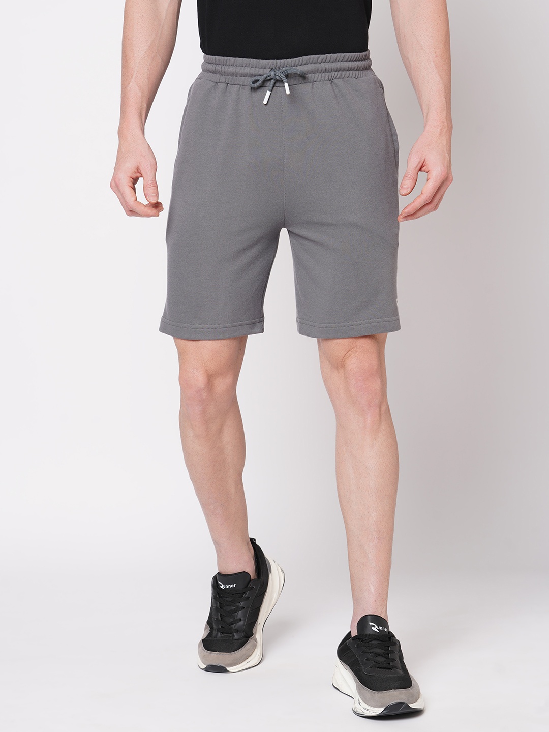 

FiTZ Men Slim Fit Outdoor Sports Shorts, Grey