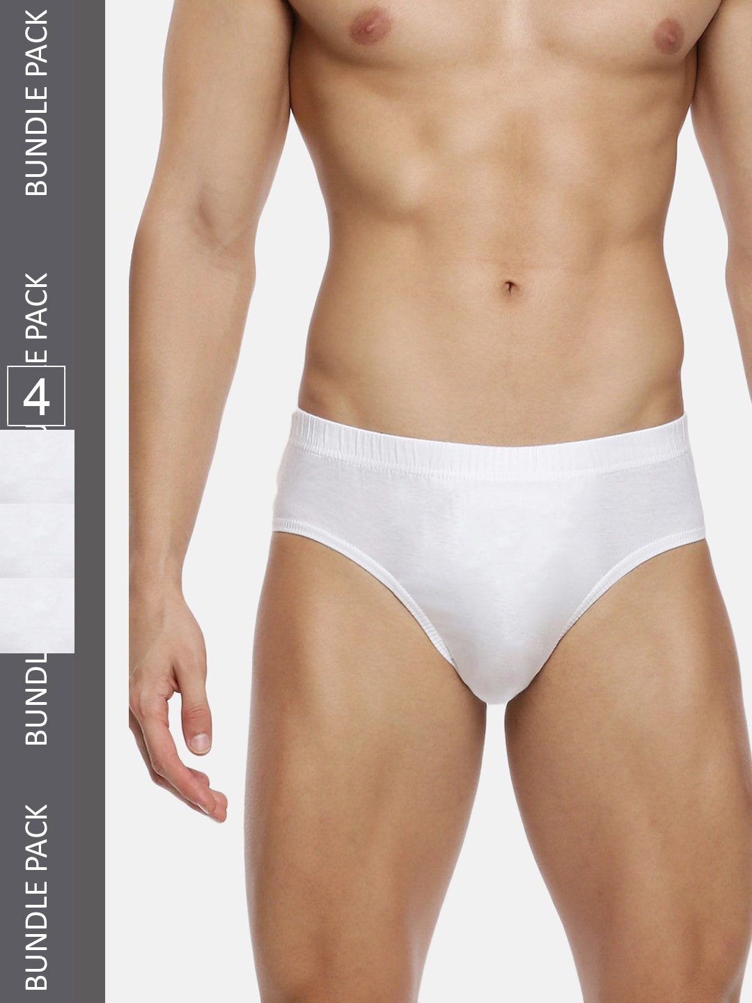 

Ramraj Men Plus Size Pack Of 4 Basic Briefs MercIEW4P, White