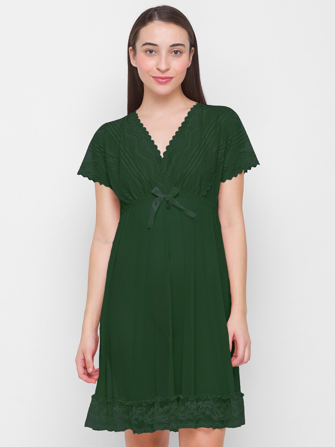 

FashionRack Green Net Baby Doll