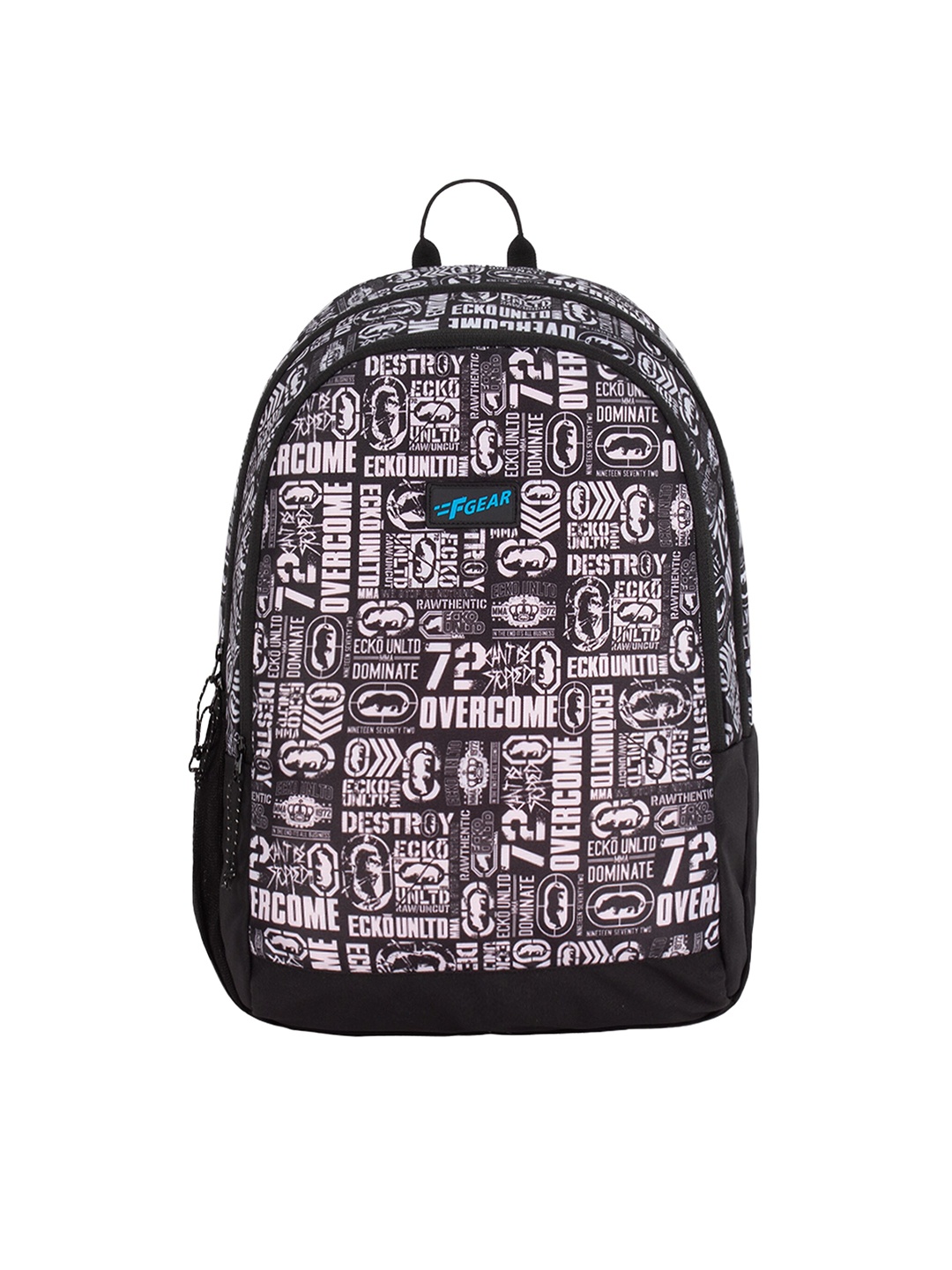 

F Gear Unisex White & Purple Backpack