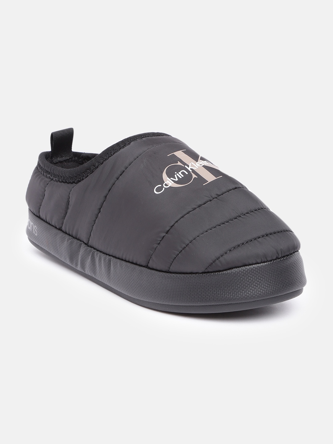 

Calvin Klein Jeans Men Printed Home Slip-On Sneakers, Black