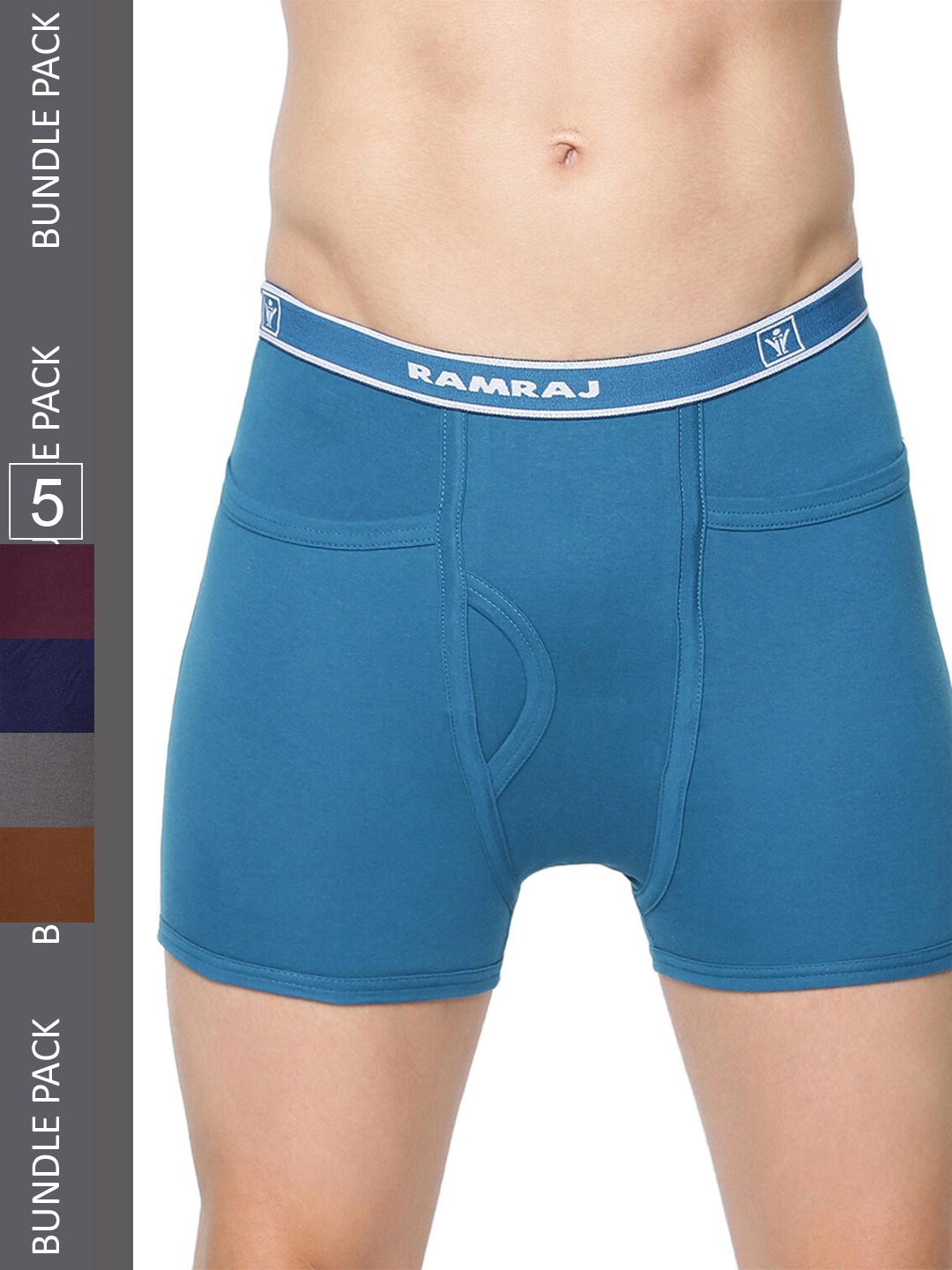 

Ramraj Men Pack Of 4 Assorted Cotton Trunk FINESOFTEXTRNK4P