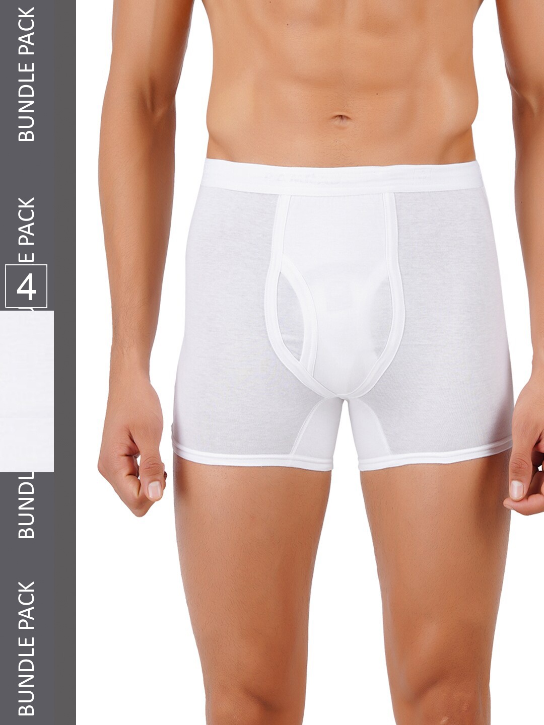 

Ramraj Men Pack Of 4 Cotton Trunk TargetTrunkPKTW4P, White