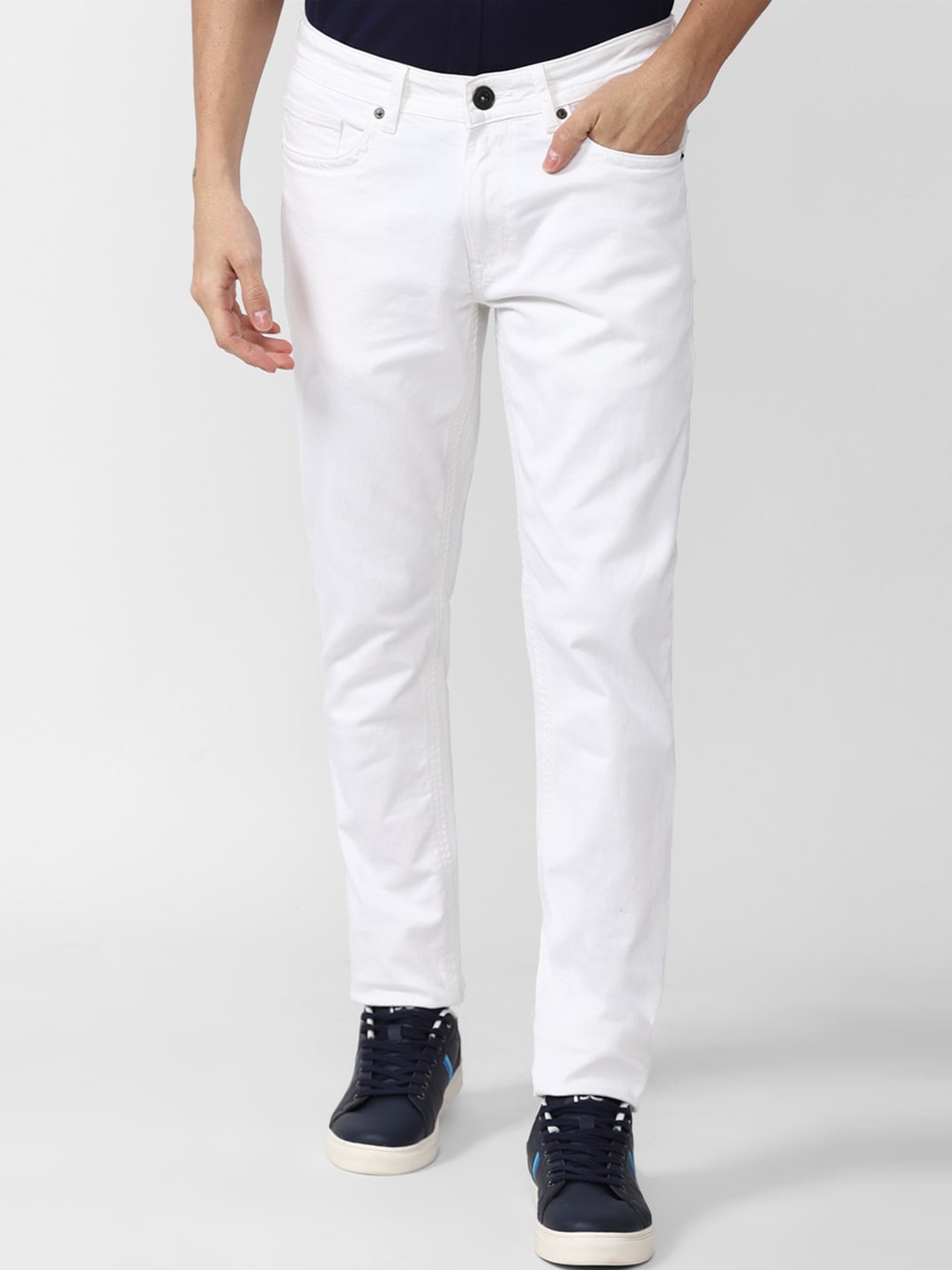 

Peter England Casuals Men Slim Fit Jeans, White