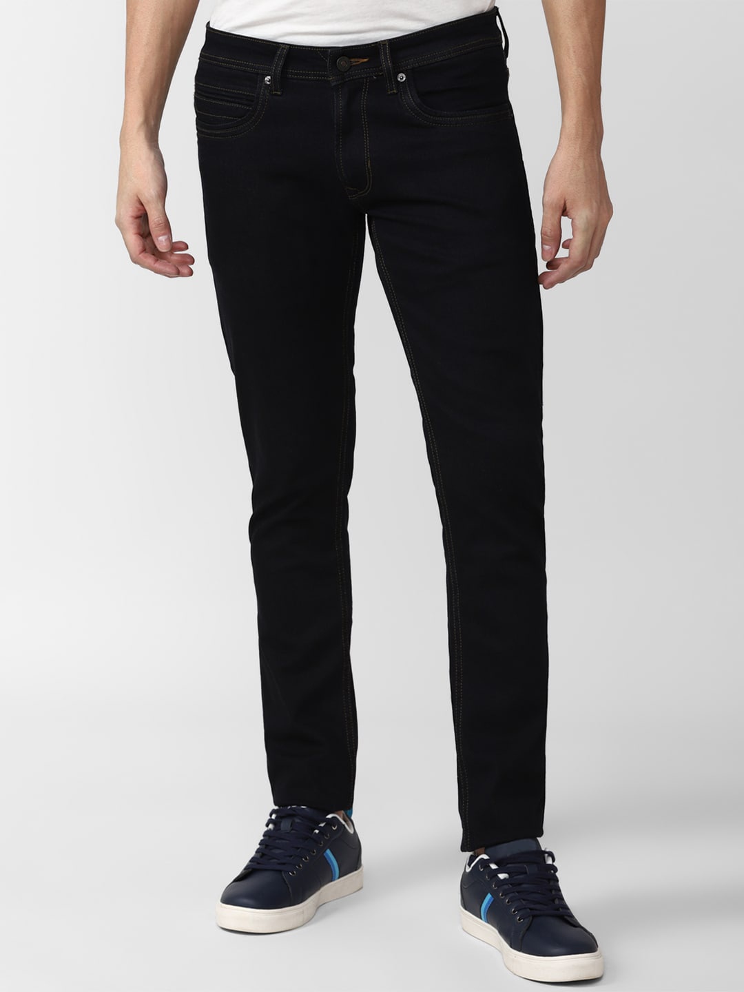 

Peter England Casuals Men Slim Fit Jeans, Black