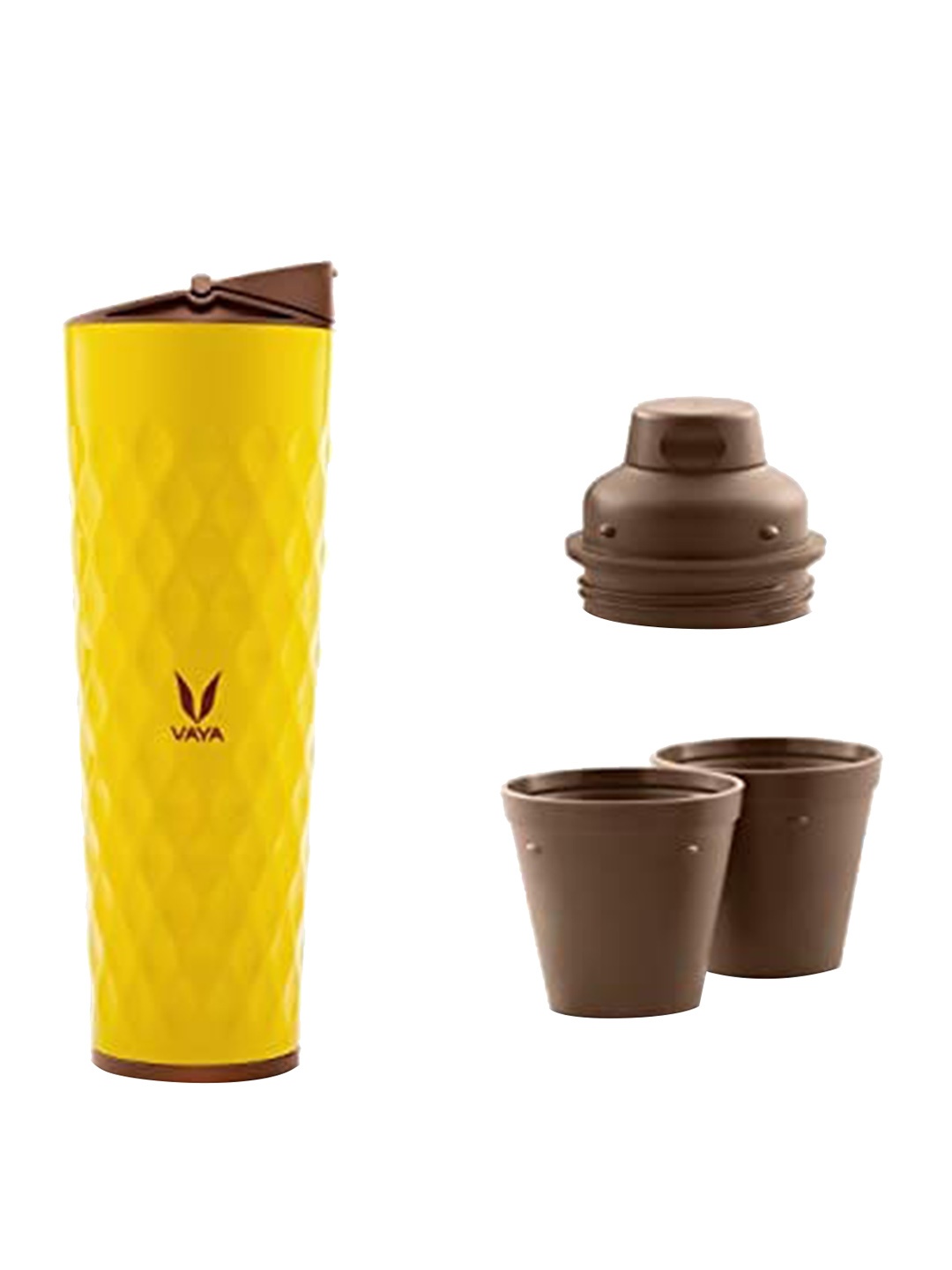 

Vaya Yellow Drynk Stainless Steel Vacuum Insulated Bottle 600Ml