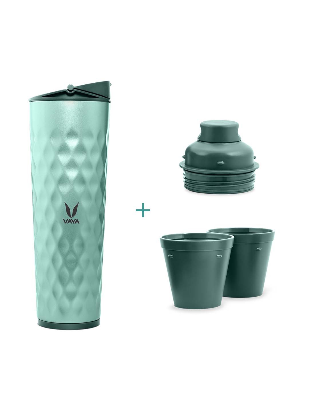 

Vaya Drynk Green Stainless Steel Water Bottle 600 ML